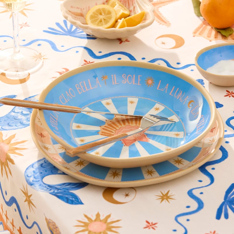 La Sirena Shell Melamine Dinner Bowl