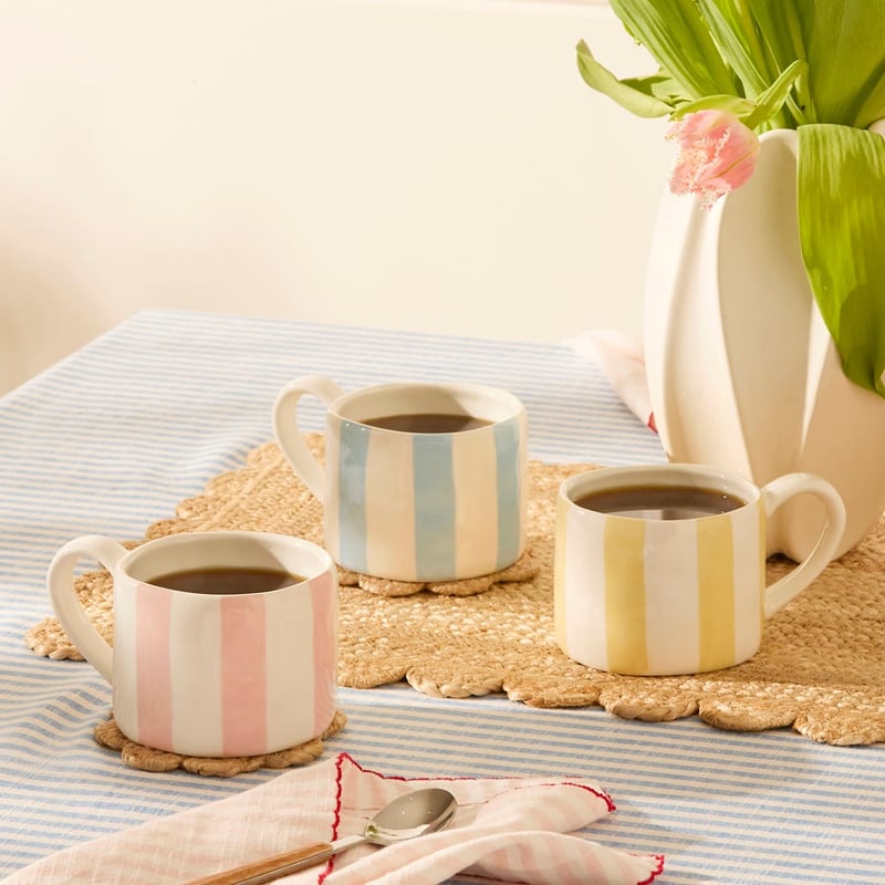 Stripe Blush Mug