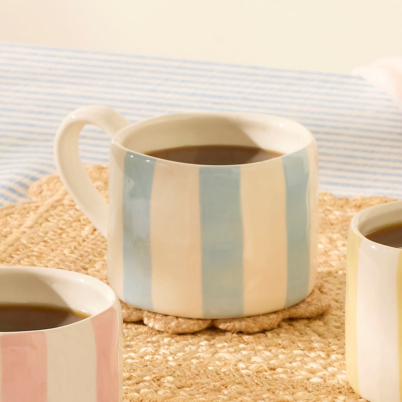 Stripe Sky Blue Mug