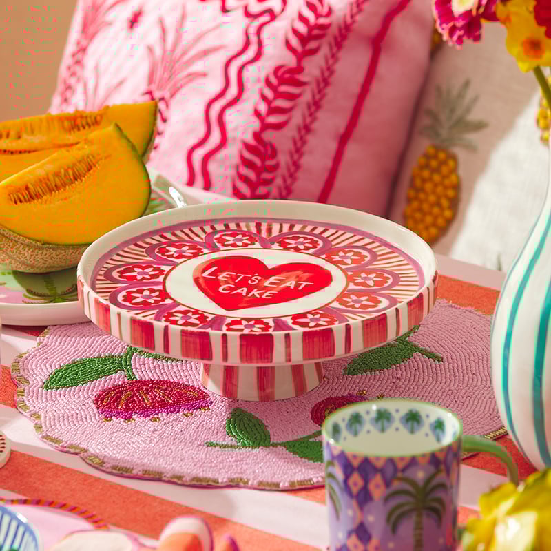 C'est La Vie Let's Eat Cake Cake Stand