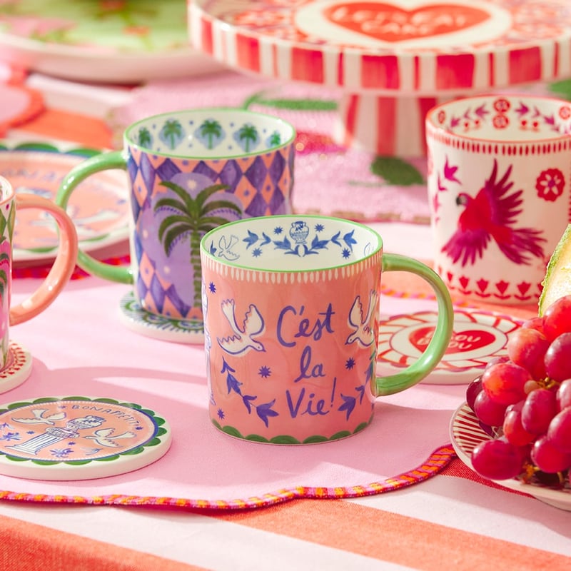 C'est La Vie La Vie Mug Pack of 2