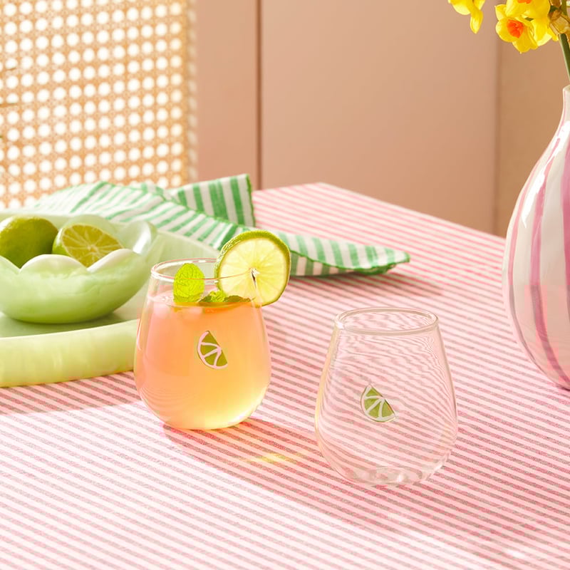 Summer Fruit Lime Tumbler Gift Pack of 2