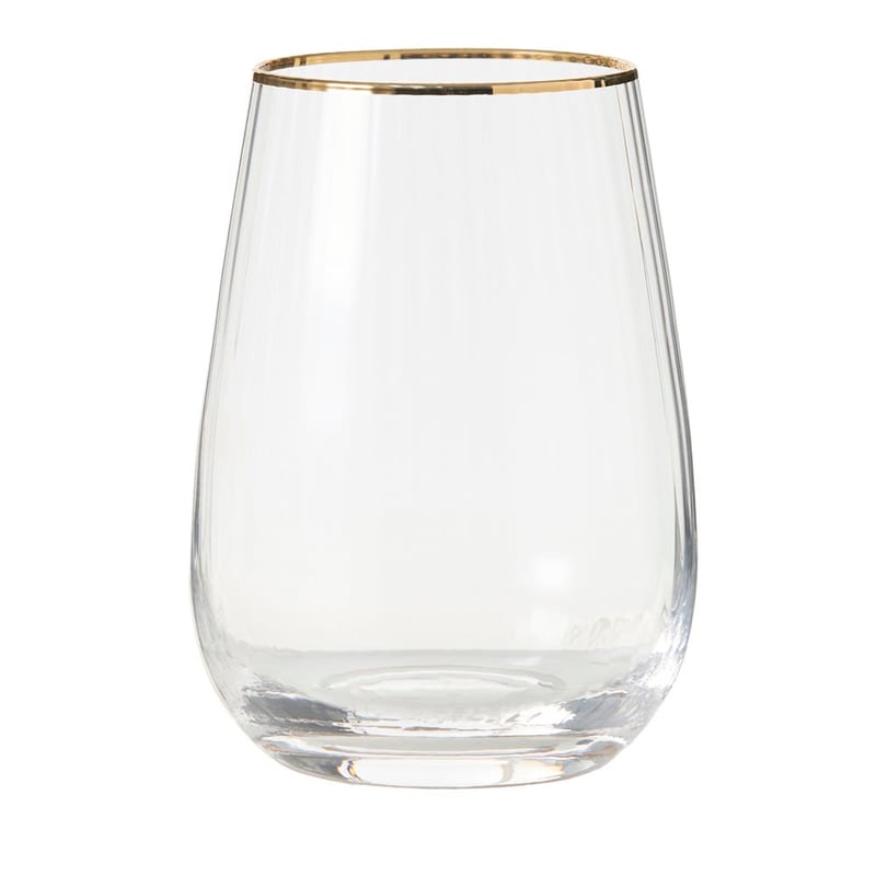 Florence Clear & Gold Tumbler Pack of 2