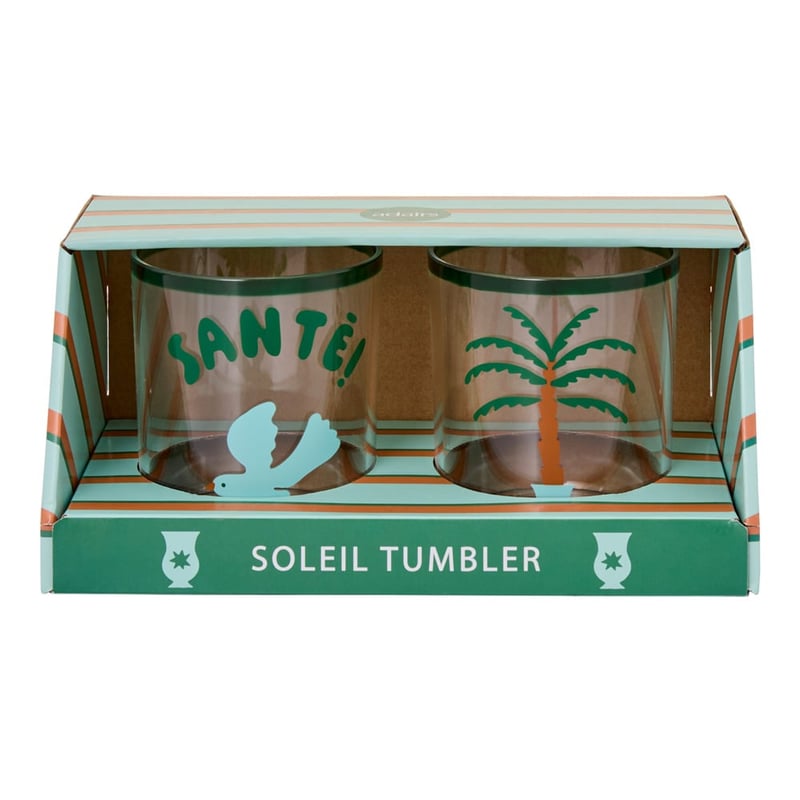 Soleil Sky Blue Tumbler Pack of 2