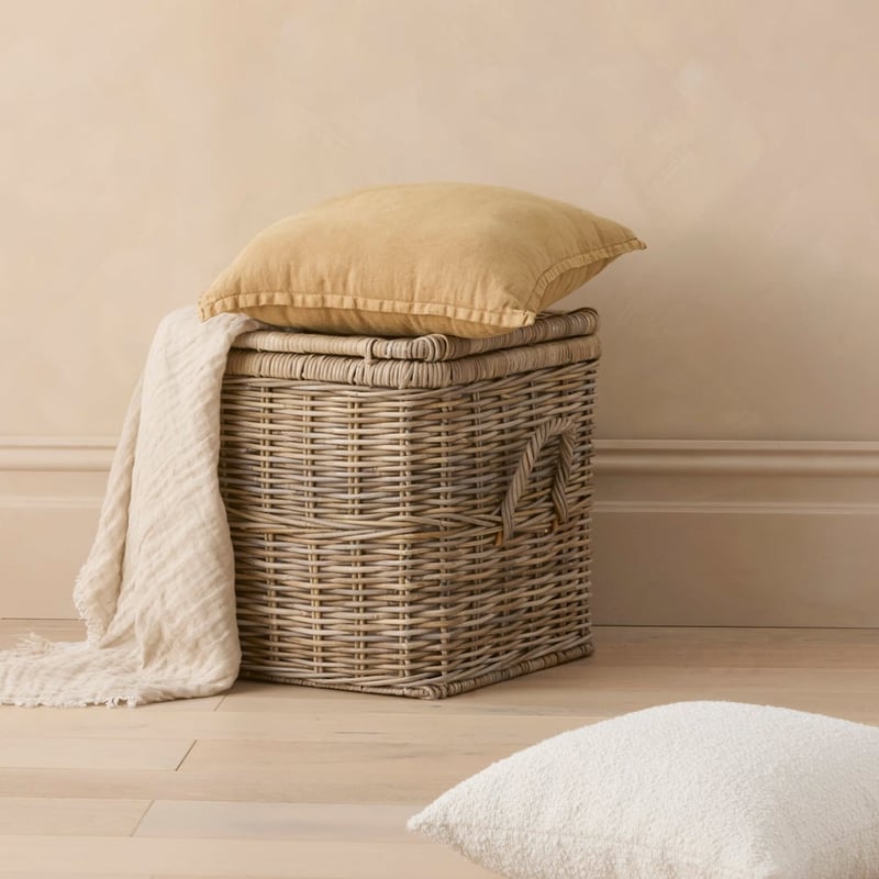 McKenzie Antique Grey Small Storage Chest