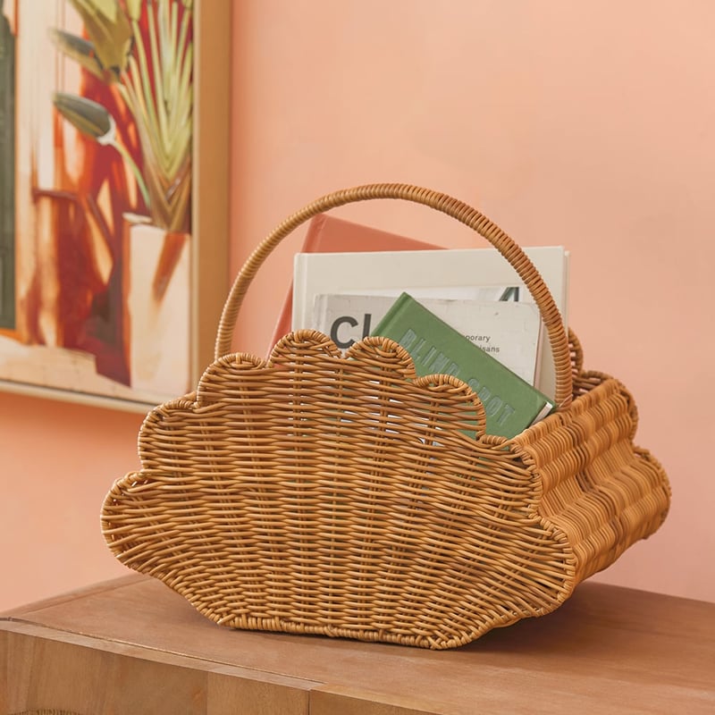 Shell Natural Picnic Basket