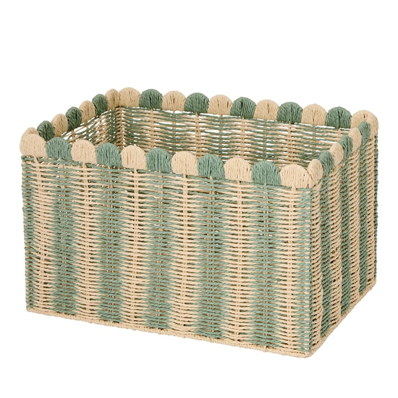 La Fiesta Sage & Natural Storage Baskets