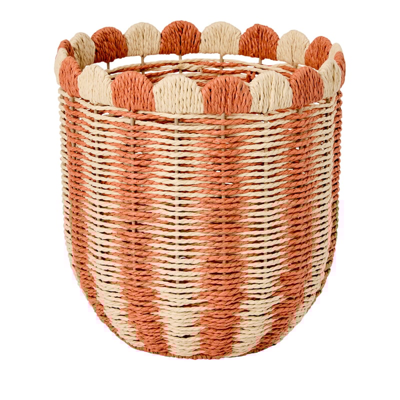 La Fiesta Terracotta & Natural Small Storage Basket