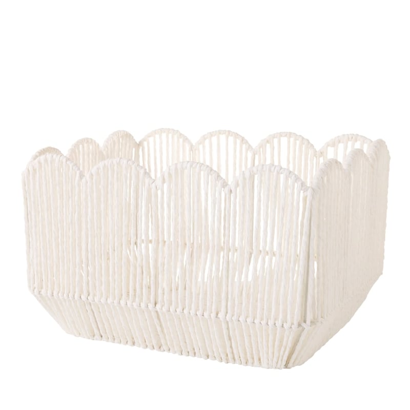 Tulip White Basket