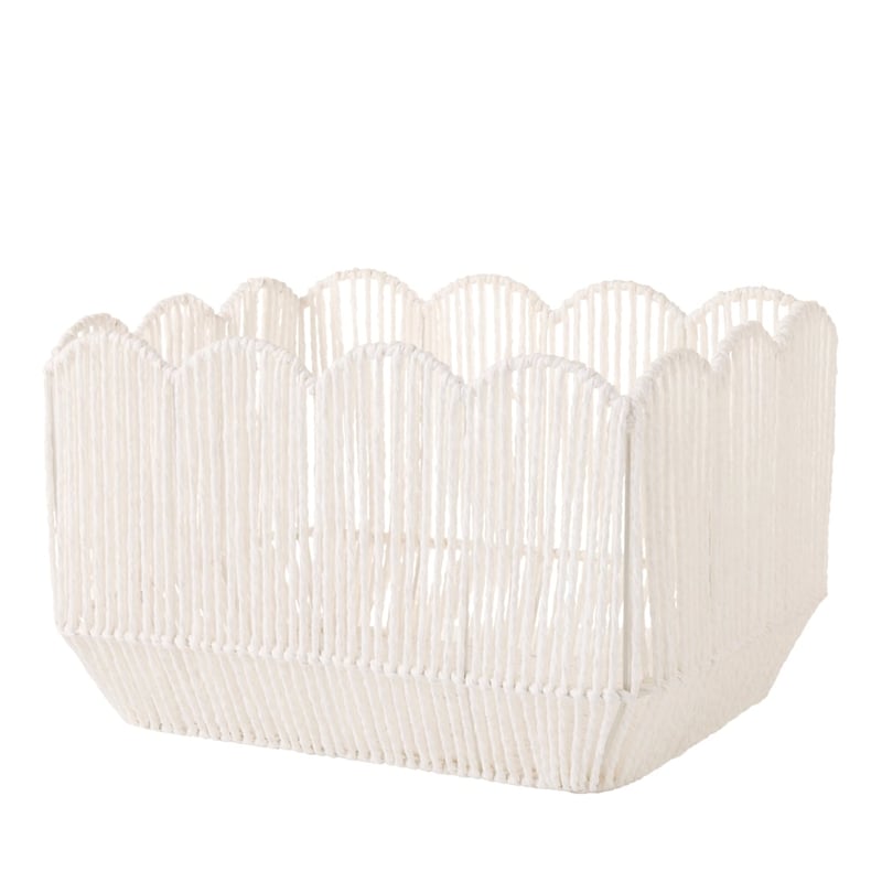 Tulip White Basket