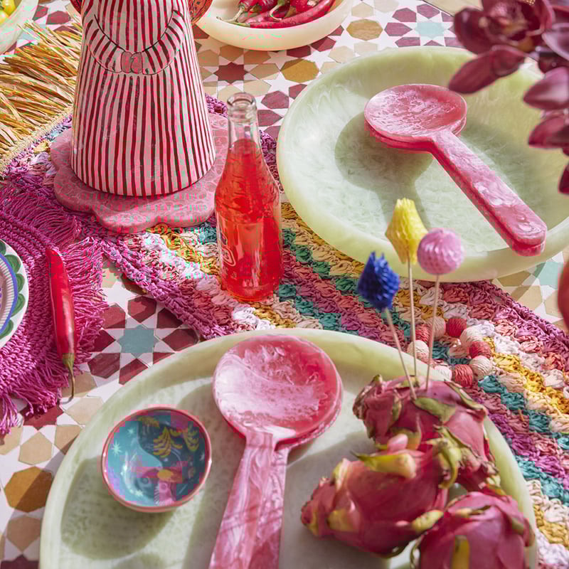 Calypso Matte Green Resin Tray