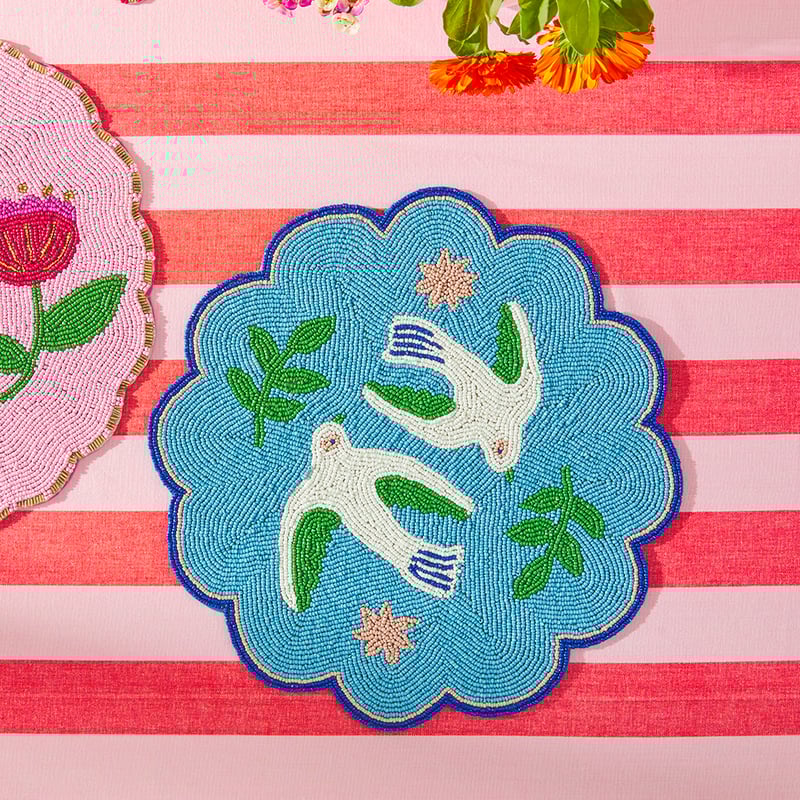 Fiesta C'est La Vie Beaded Placemat