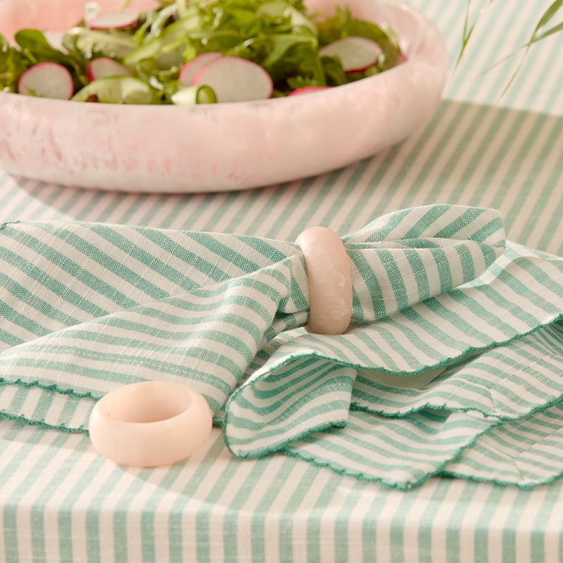 Seville Aquamarine Stripe Napkins Pack of 2