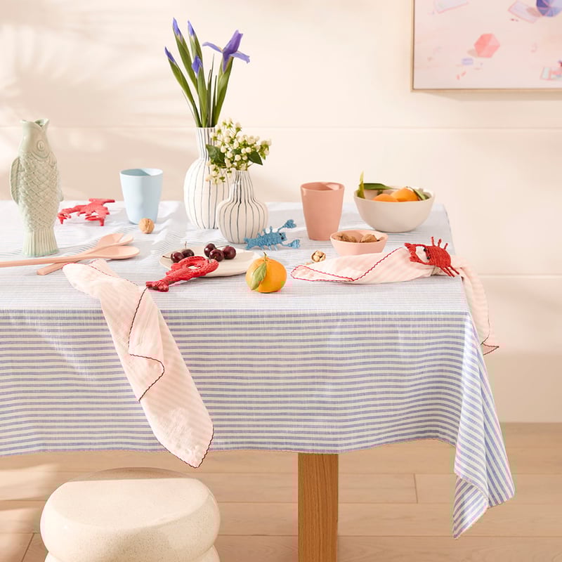 Seville Marine Blue Tablecloth