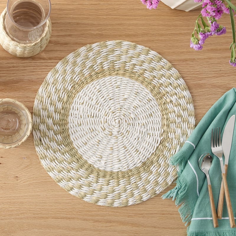 Malta Natural & White Placemat