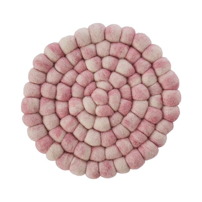 New Zealand Wool Berry Space Dyed Trivet