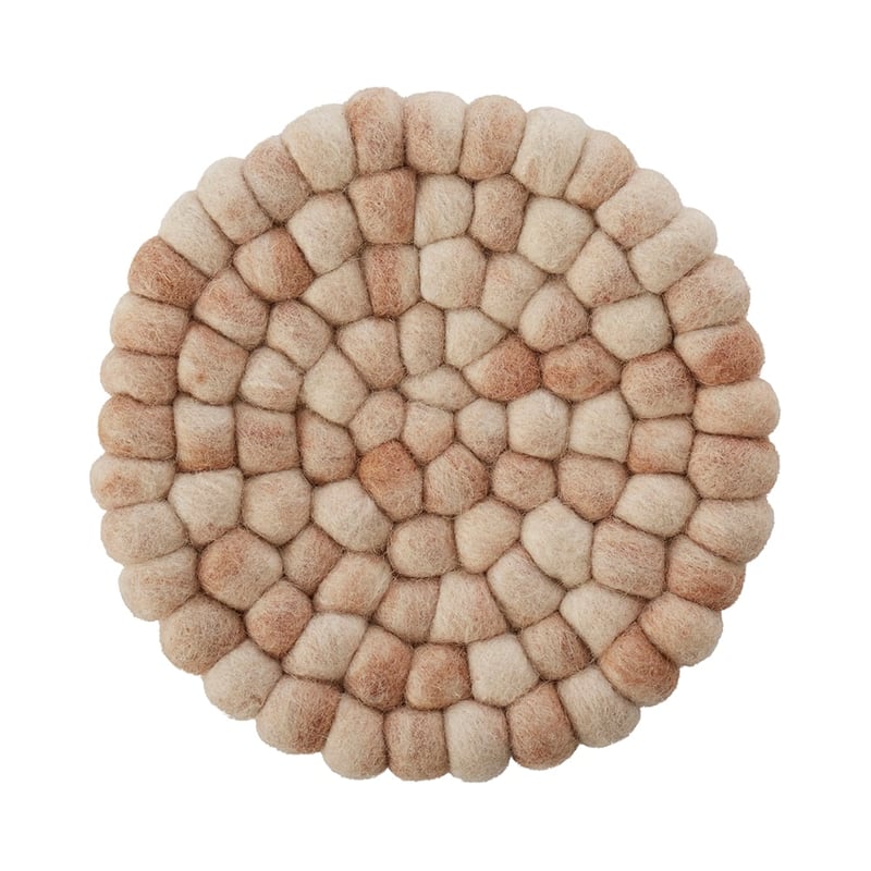 New Zealand Wool Natural Space Dyed Trivet