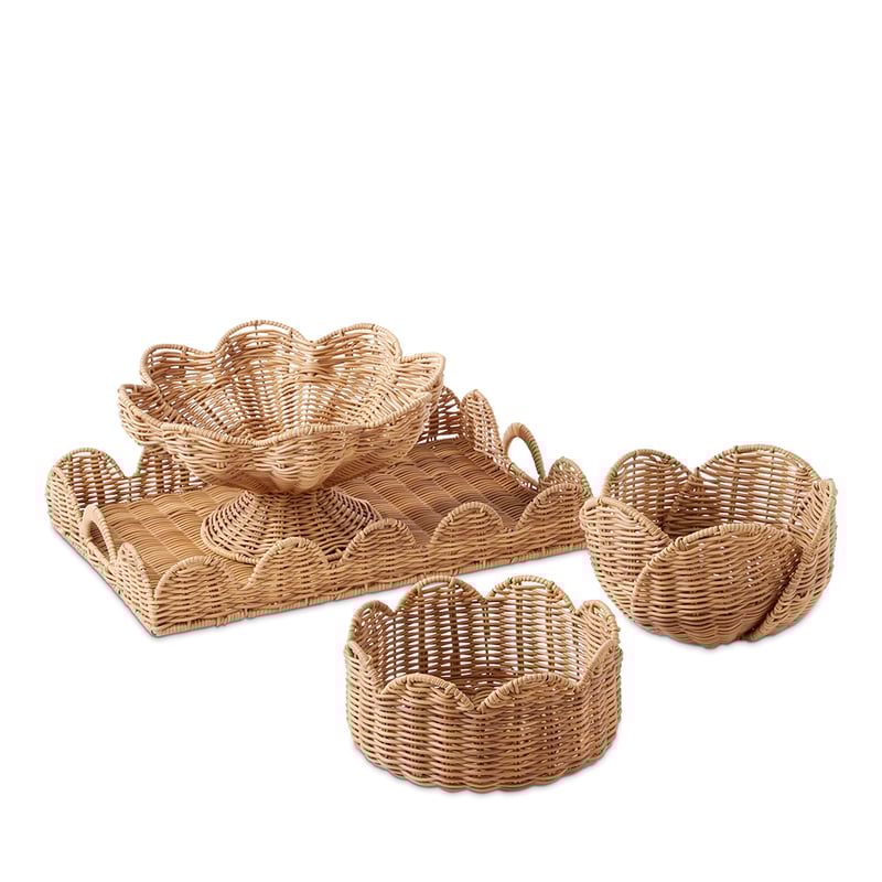 Clementine Natural Wave Edge Bowl