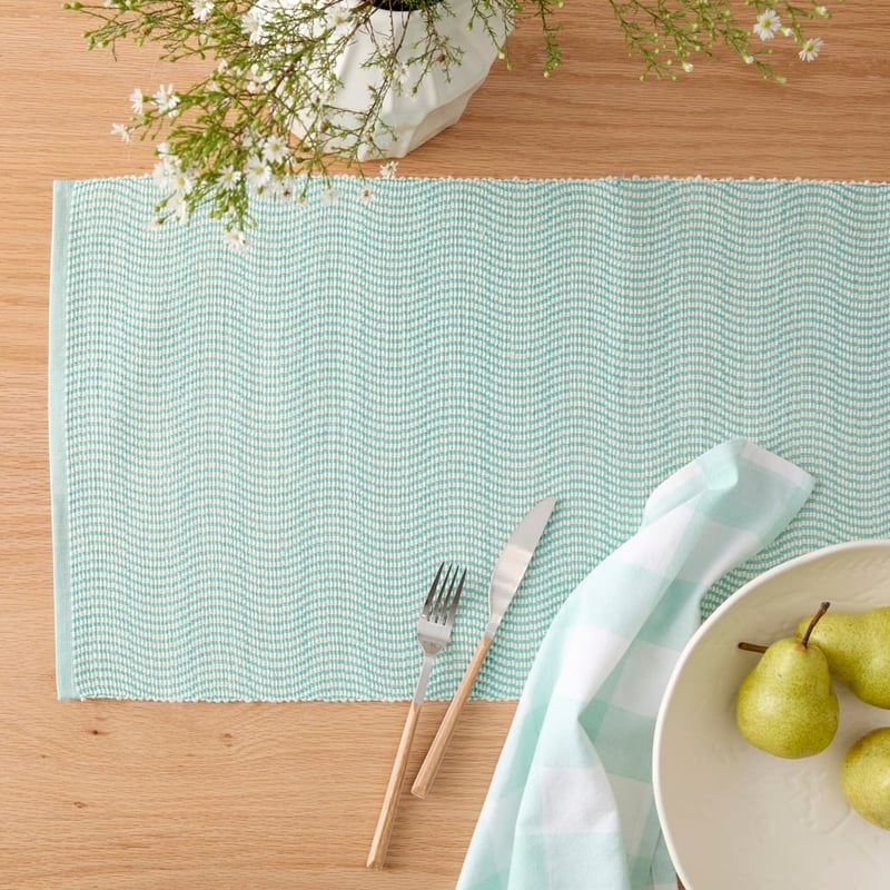 Luna Aquamarine Table Runner