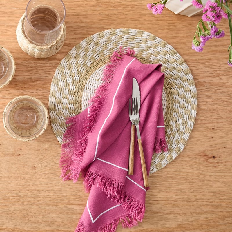 Kingston Berry Linen Napkins Pack of 2