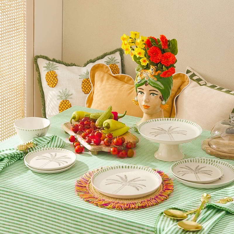 Palm White Side Plate