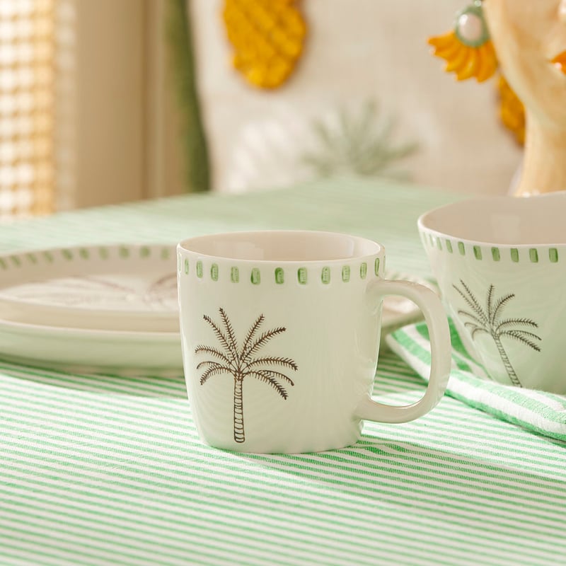 Palm White Mug