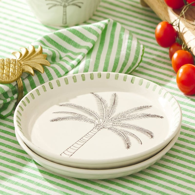 Palm White Side Plate