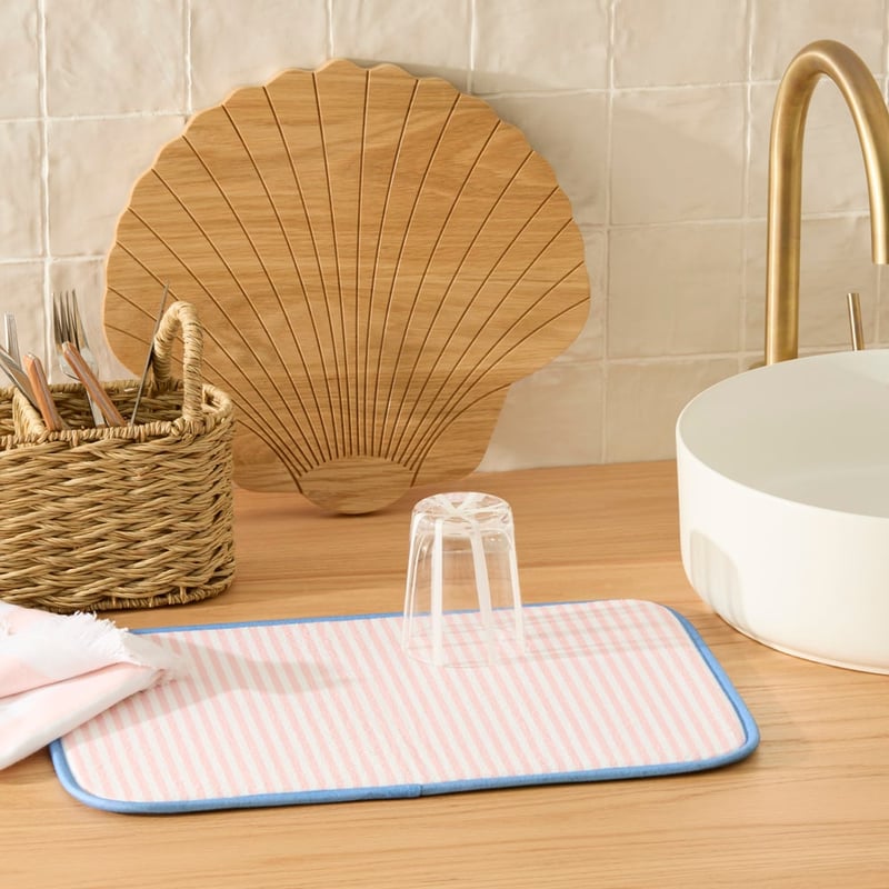 Harper Seashell Reversible Drying Mat