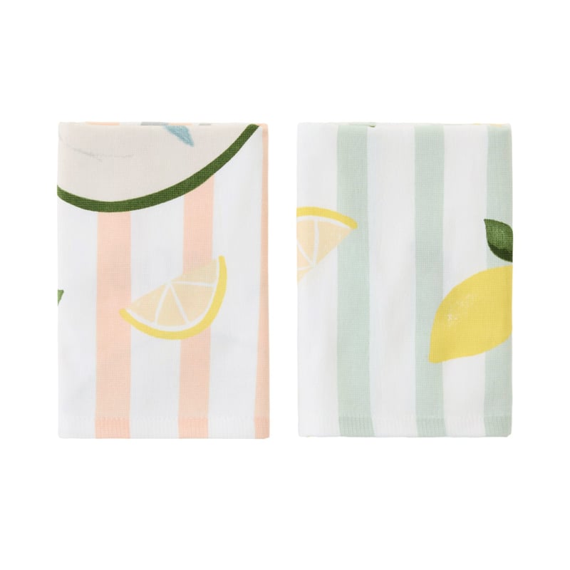 Bon Appetit Lemon Tea Towel Pack of 2