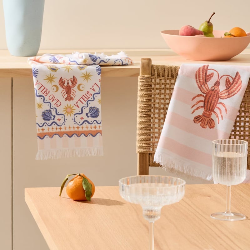 La Sirena Sun Tea Towel Pack of 2