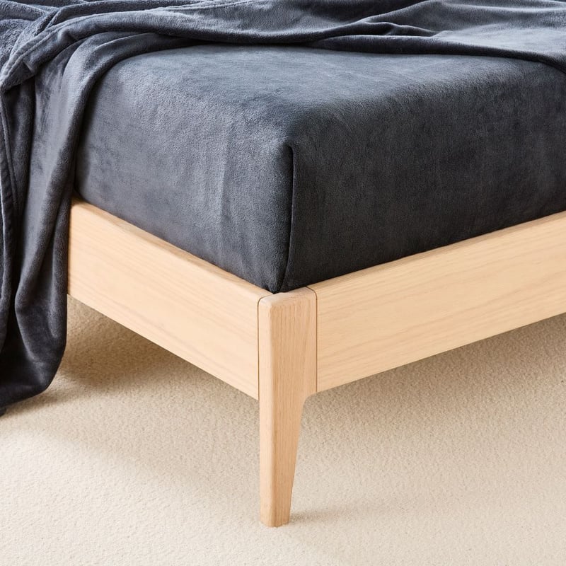 Aspen Navy Fleece Blanket