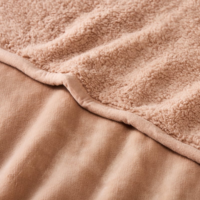 Sherpa Cappuccino Blanket