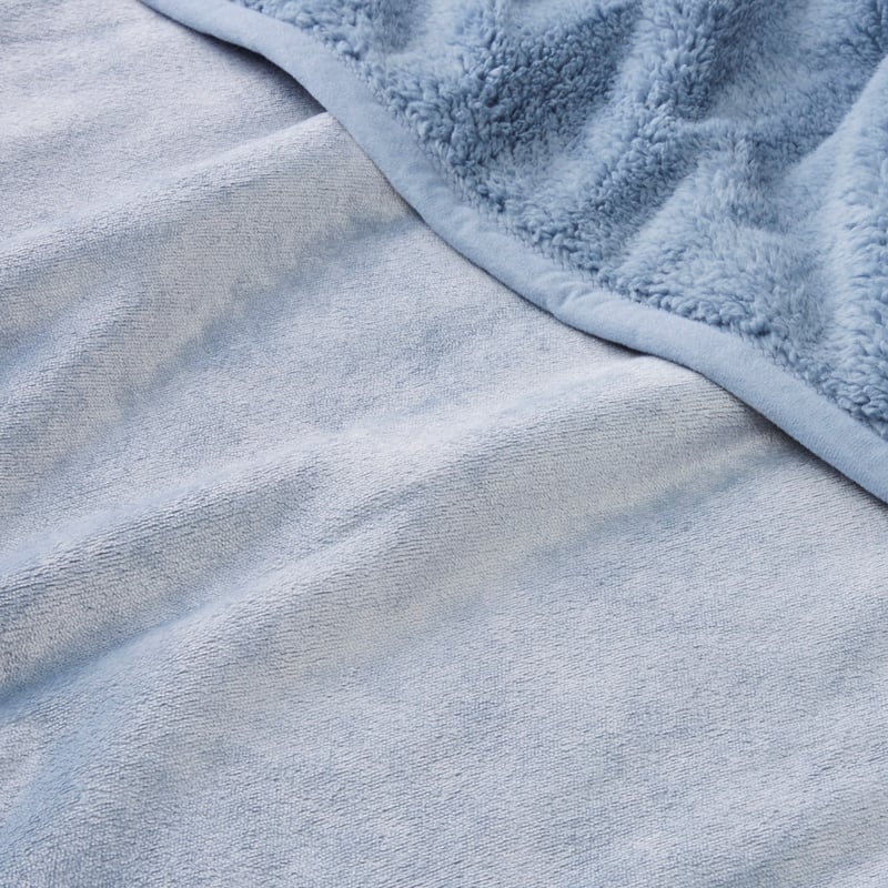 Sherpa Frost Blue Blanket
