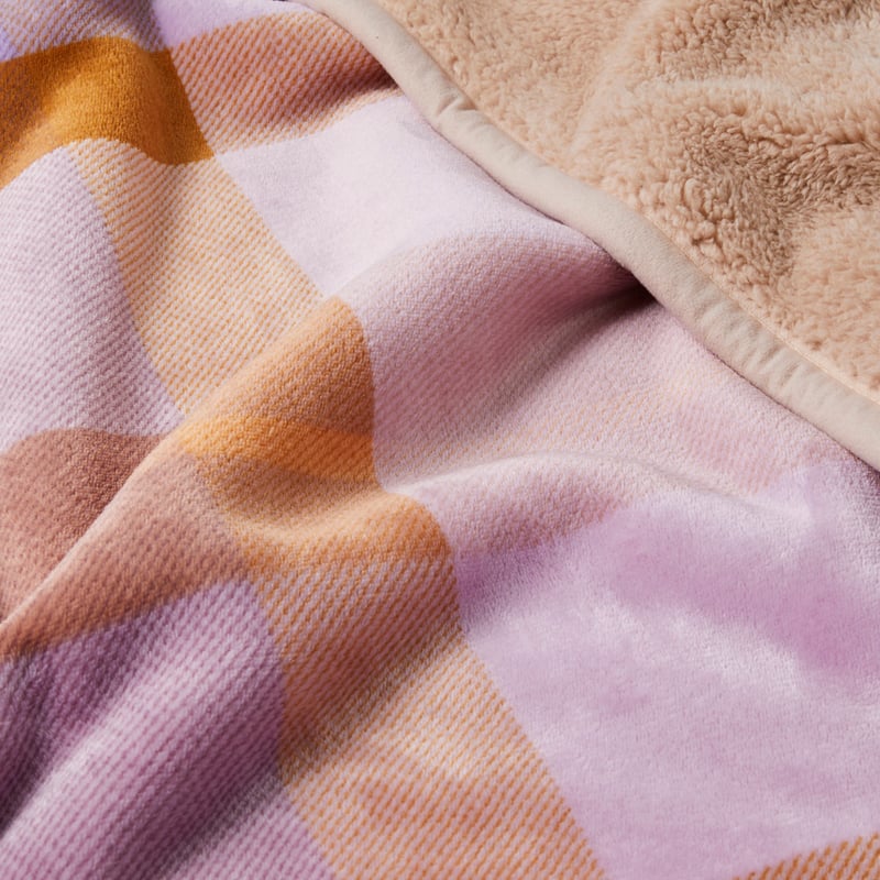 Sherpa Melrose Check Throw