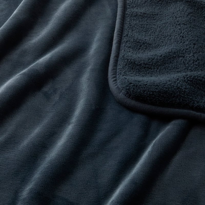 Sherpa Navy Throw
