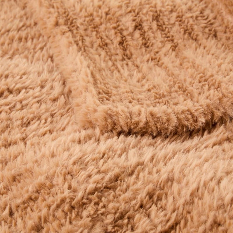 Munich Tan Feather Yarn Throw