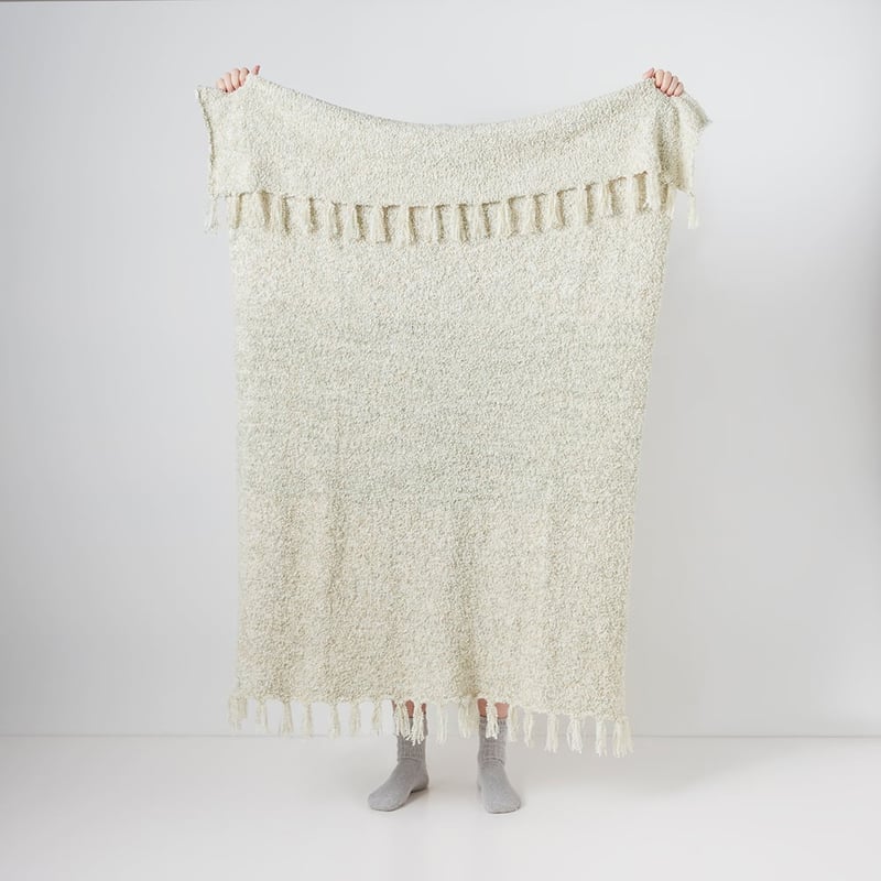 Bergen Green Boucle Throw