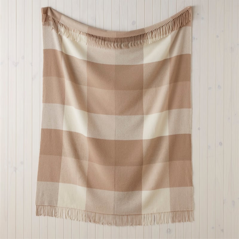 Holland Latte Wool Throw 