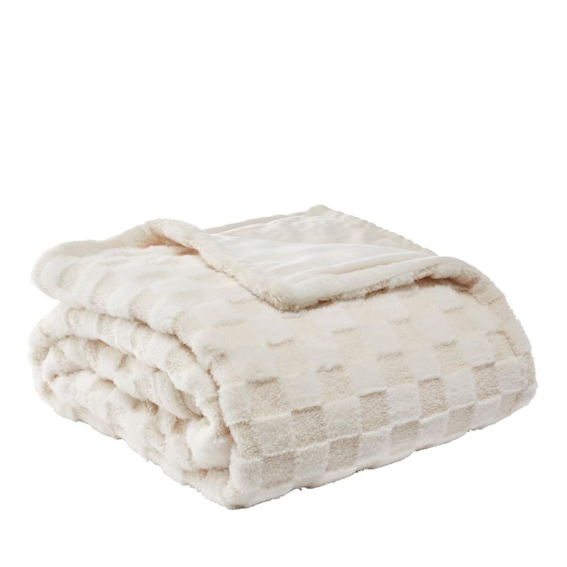 Estonia Natural Check Blanket