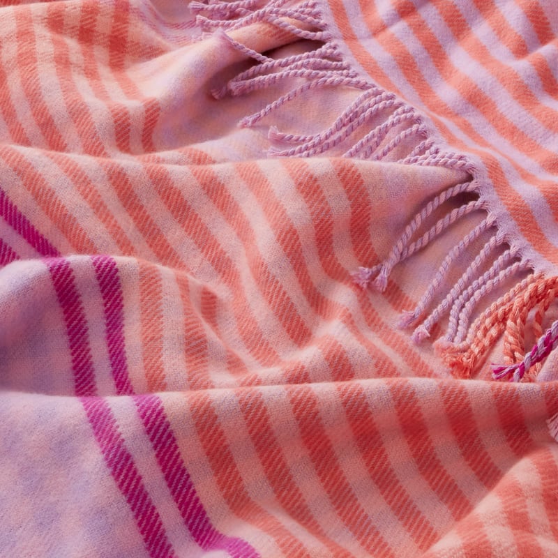 Alexia Berry Check Throw