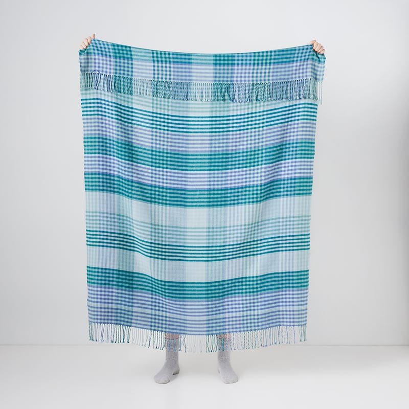 Alexia Jewels Check Throw
