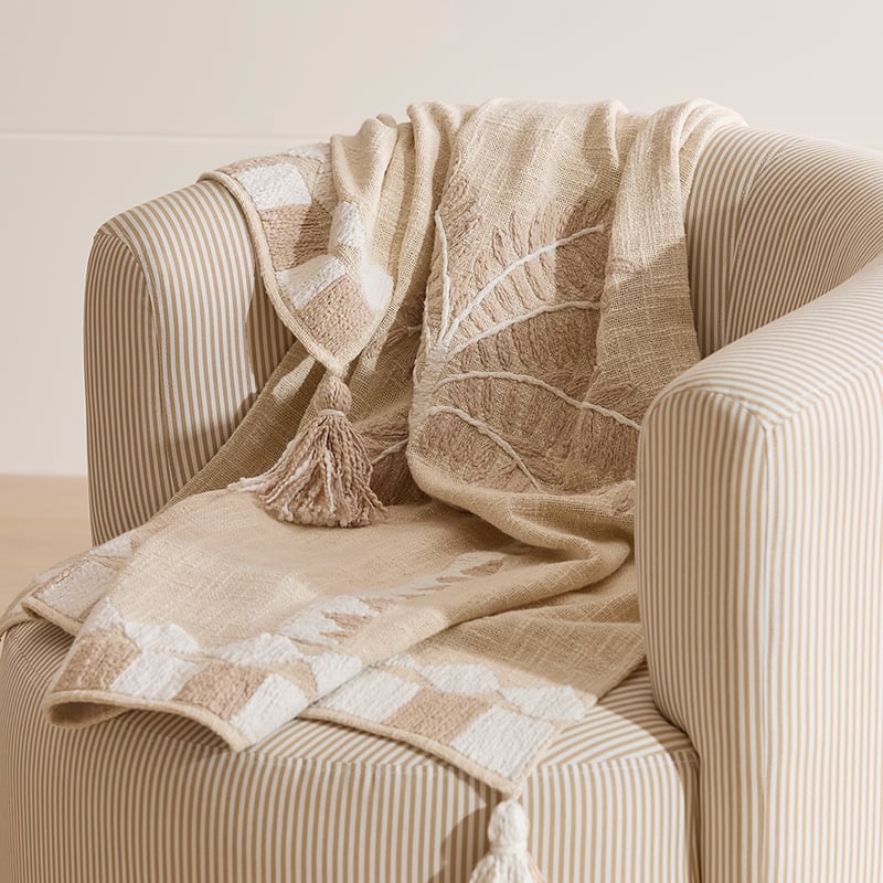 Kiki Palm Naturals Throw