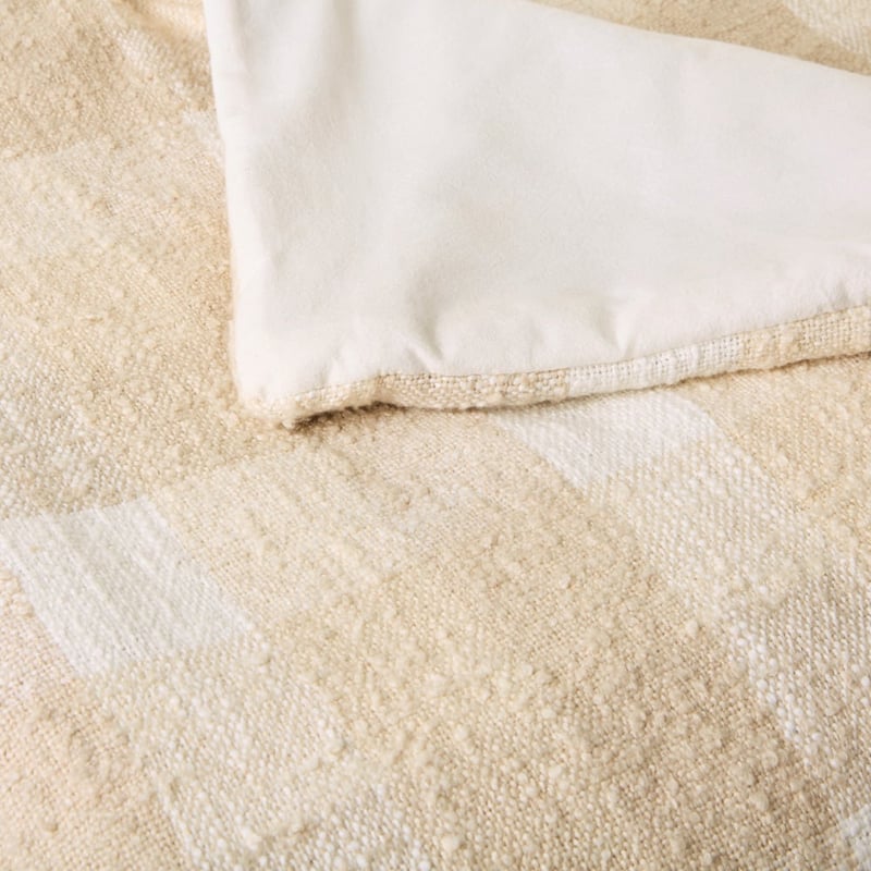 Milanto Naturals Check Blanket