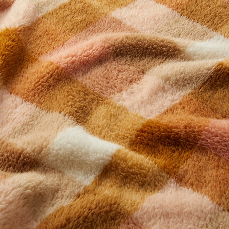 Cloud Earth Check Throw