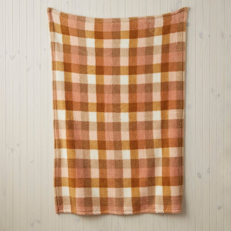 Cloud Earth Check Throw