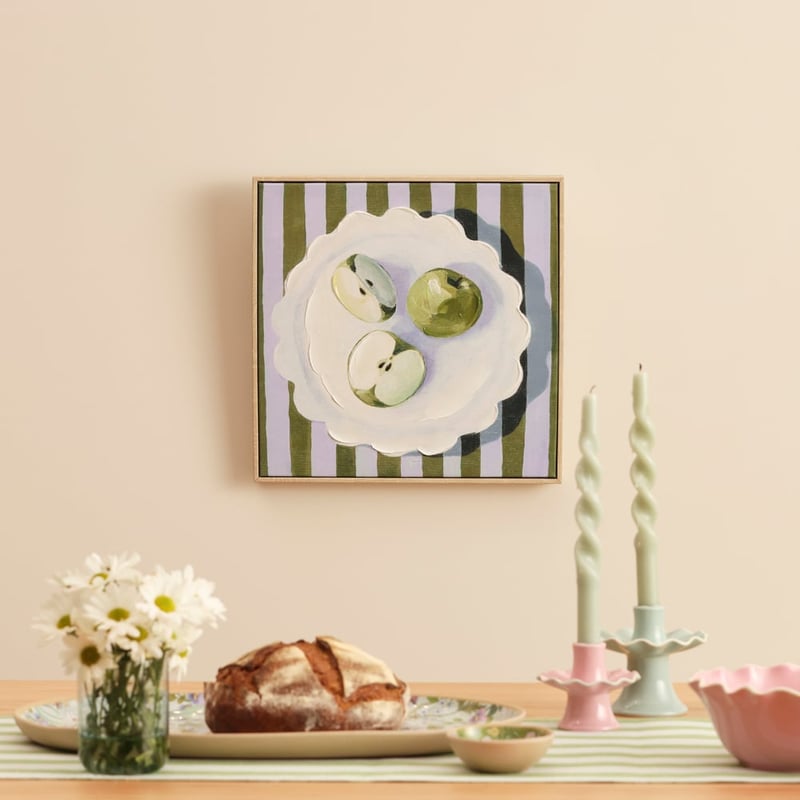 Fruit Bowl Apple Canvas