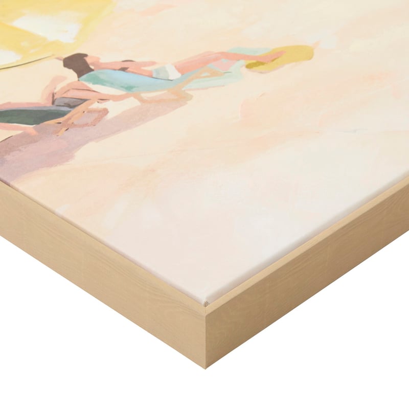 Ocean Beach Scene Canvas