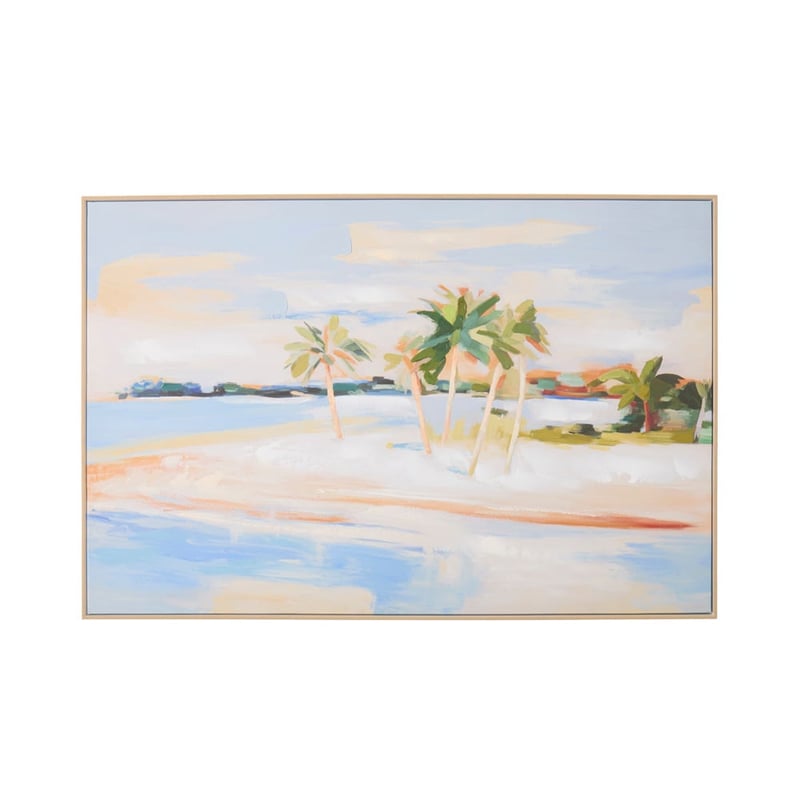 Ocean Palmy Beach Canvas