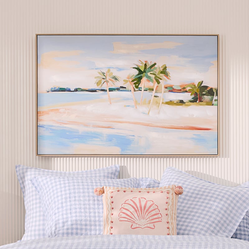 Ocean Palmy Beach Canvas