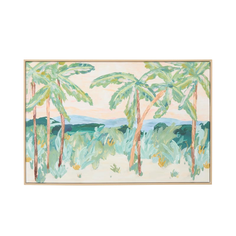 Ocean Sunset Palms Canvas